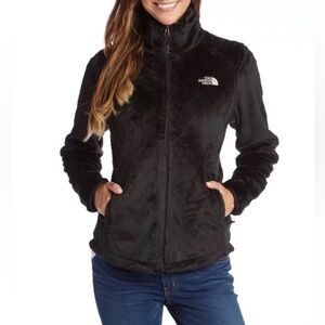 The North Face Women's Black Plush Teddy Fleece Jacket